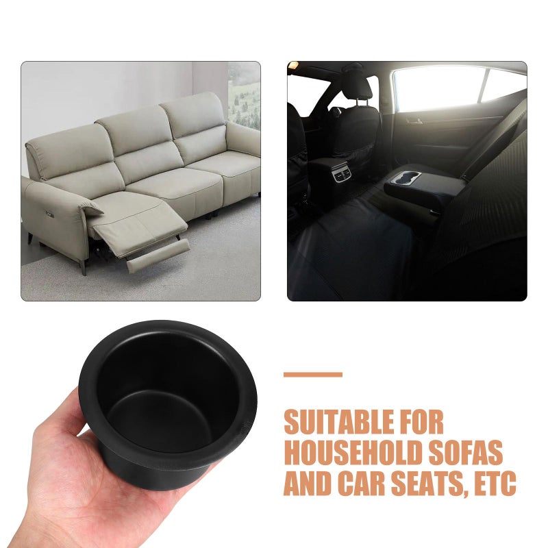 2Pcs Stainless Steel Cup Holder Insert For Car Boat RV Golf Cart Recessed Drink Holder - Image 4