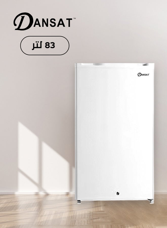 Dansat Single Door Refrigerator 83 L DNFS140R20/DNFS140R22 White - Image 3