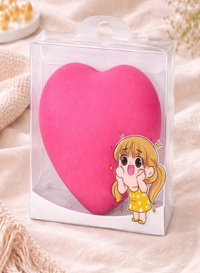 Heart Shape Makeup Sponge for Foundation & Blending, Soft Beauty Blender for Liquid, Cream & Powder Makeup, Pink - Image 5