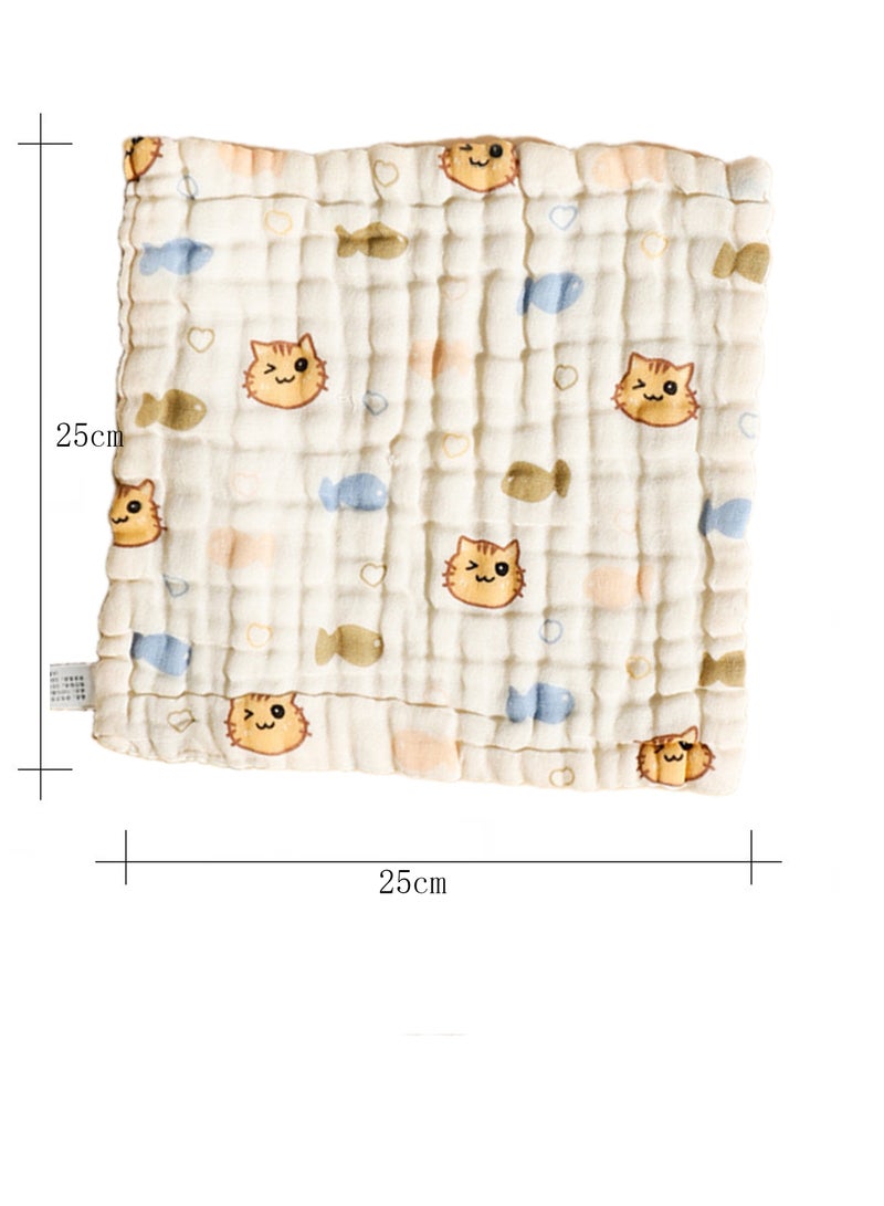 Cotton saliva towel for babies（FIVE PIECES) - Image 4