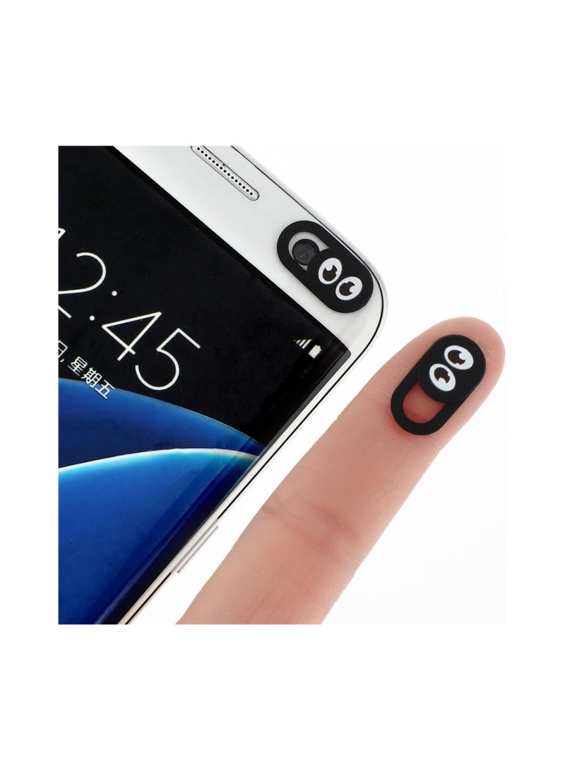 8PCS Webcam Cover Slide, Thin Phone Camera Cover Laptop Computer Camera Cover Slide Blocker Slider Lens Cover Protector Protect Privacy Security Fits Desktop PC Tablet Pad(Eye) - Image 2