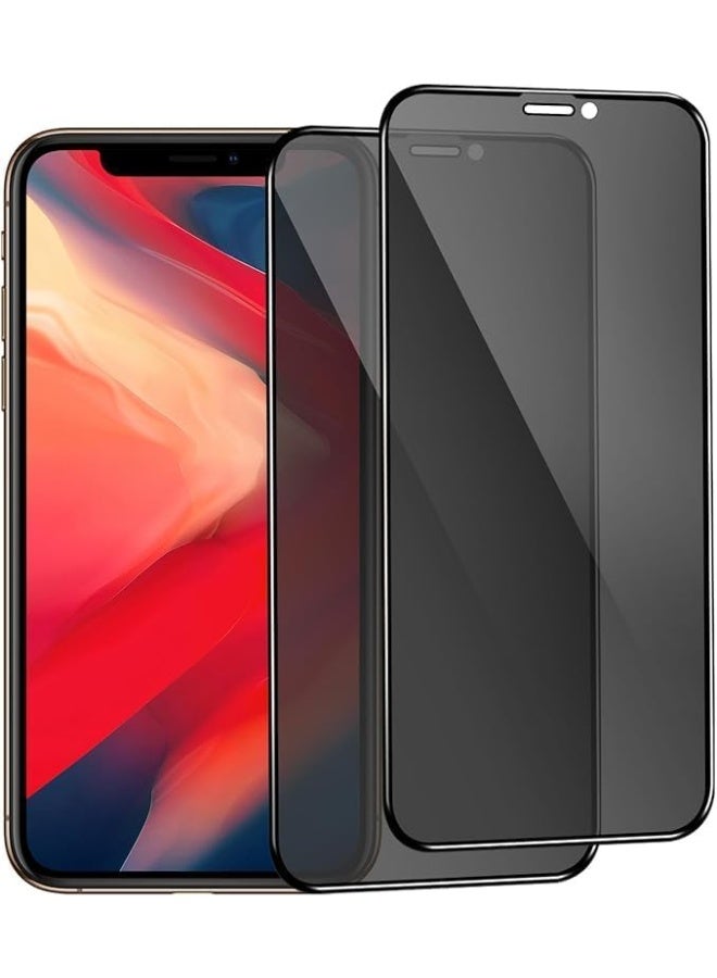 ليون ستور شاشة حماية للخصوصية لموبايل آيفون XS ماكس/11 برو ماكس 6.5 بوصة، زجاج مقوى HD عالي الدقة مضاد للتجسس وسهل التركيب ومضاد للبصمات وسهل التركيب (لموبايل آيفون XS ماكس/11 برو ماكس) - Image 1