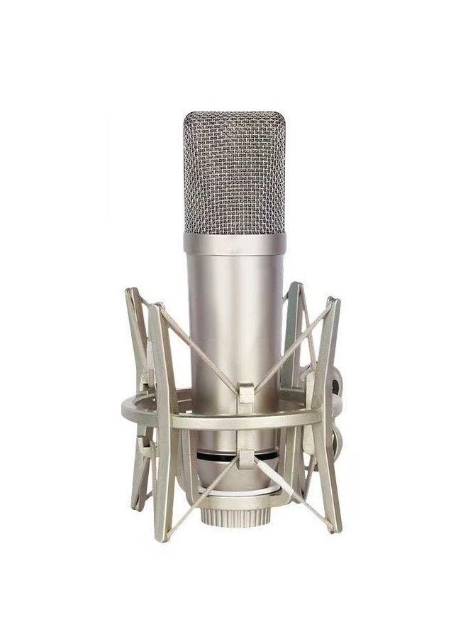 Generic HOLI U87 Condenser microphone  Set, Computer Microphone, Studio Microphone, Mixer Karaoke Sound Card Recording Microphone, High-Quality Auxiliary Microphone for Sound Transmission  - Image 2