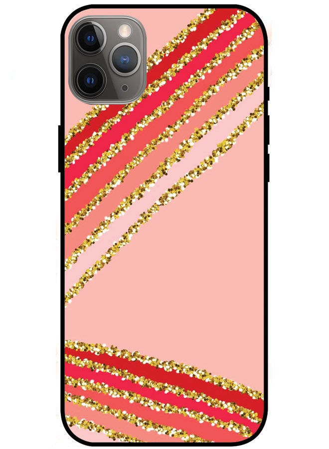 Protective Case Cover For Apple iPhone 11 Pro Max Red & Pink Pattern