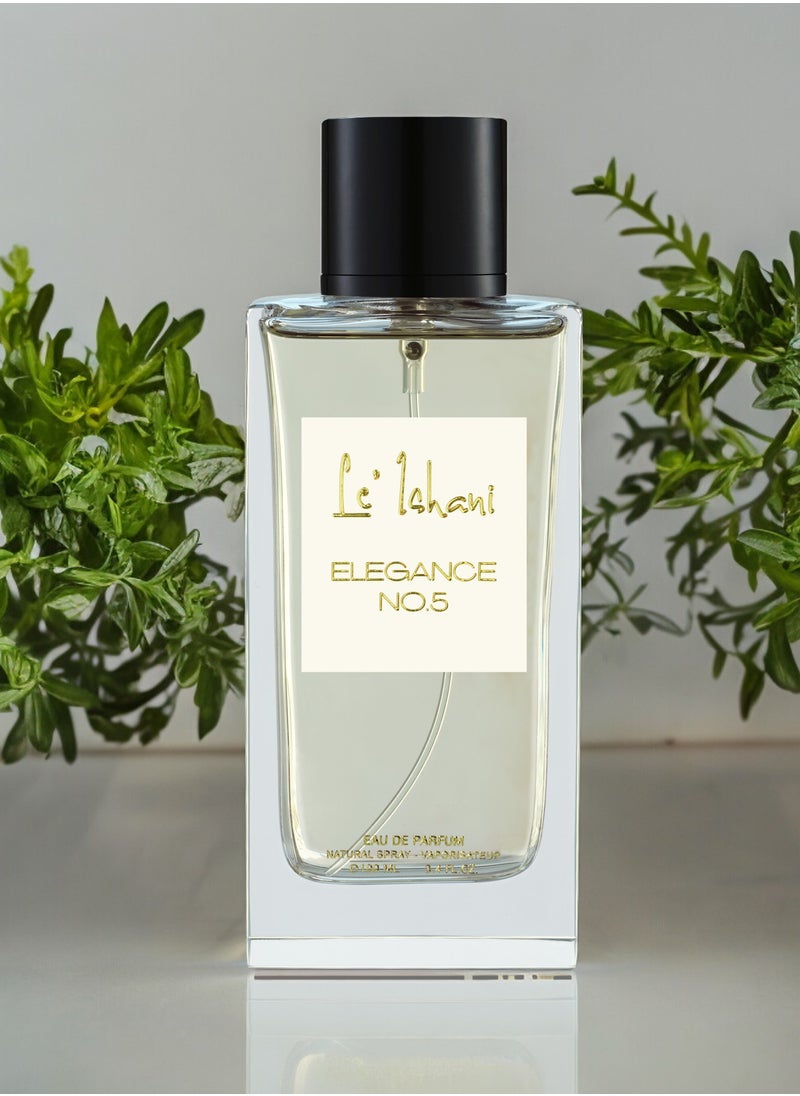 Le Ishani Elegance No. 5 Perfume, Luxury Fragrance for Women 100ml Eau De Parfume. Best Perfume collection  - Image 2