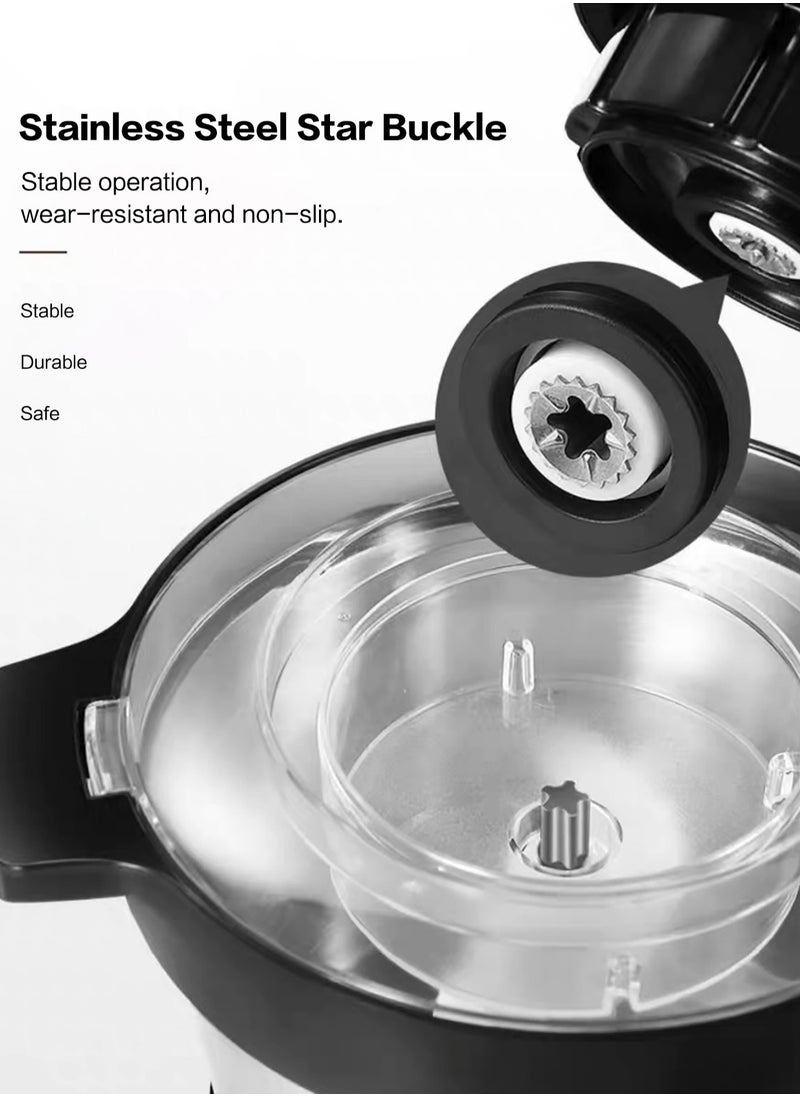 LAC LAICHY - Electric Food Chopper，6L large Meat Grinder 2 Speeds Food Processor Stainless Steel Food Processor Elegant Slicer With Integrated 4-Sharp Blades Non-slip mat And Child Safety Lock - Image 1