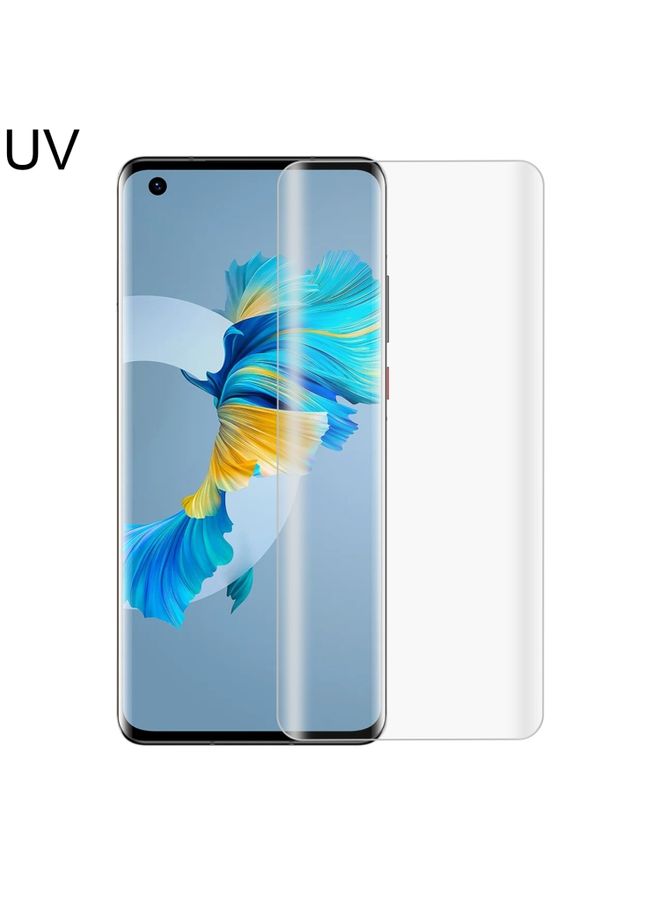HuHa Screen Protector For Huawei Mate 40 / Mate 40E 5G / Mate 40E 4G 9H 3D Full Screen Curved UV Protective Film