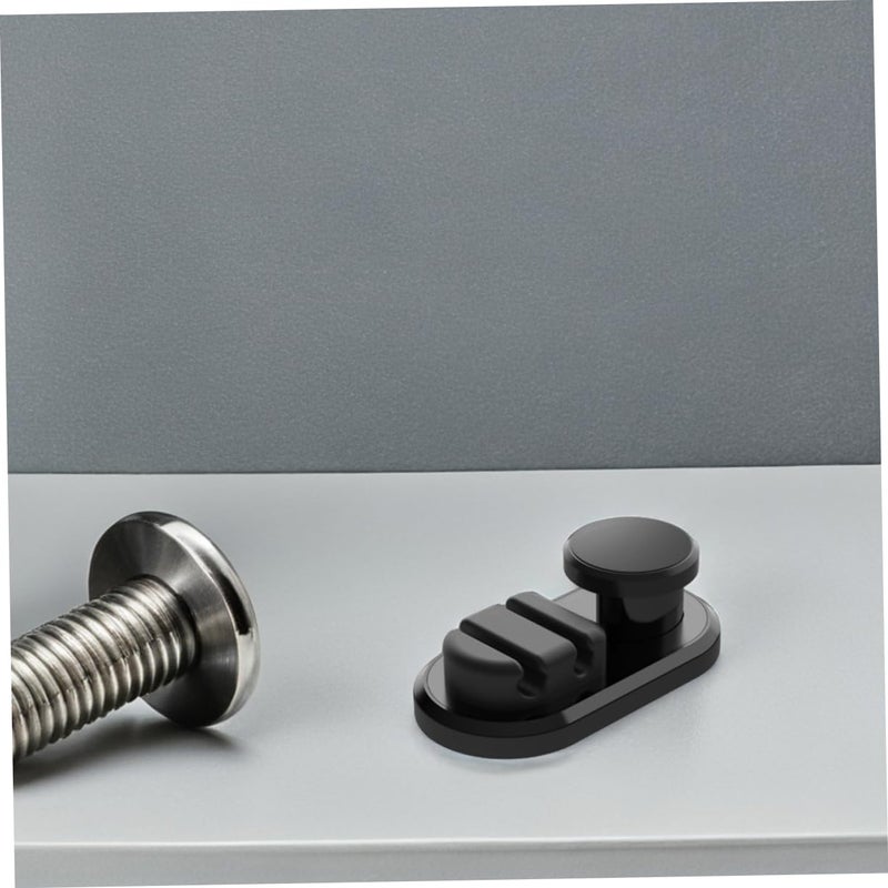 Adhesive Cable Clips For Home Office Car 2 Pack Cord Management Black - Image 5