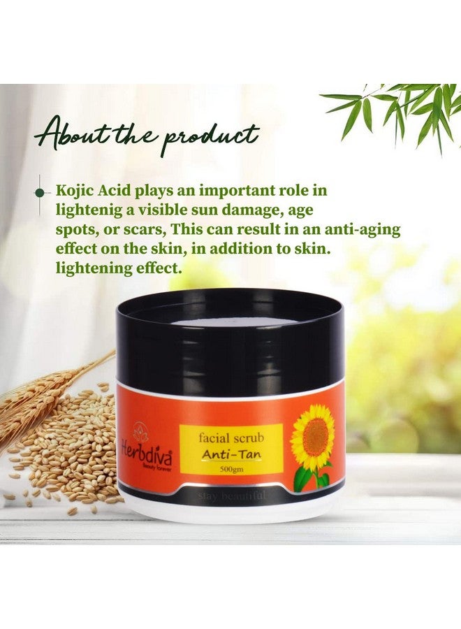 هيربيفا مقشر الوجه المضاد للتسمير 500 جرام | يزيل التسمير والرؤوس السوداء والأوساخ | غني بزيت القرنفل والجلسرين - Image 4