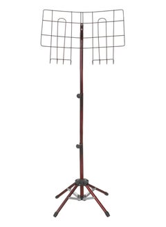 Generic Multi-level metal Quran stand, 130x48 cm, dark red  - Image 2