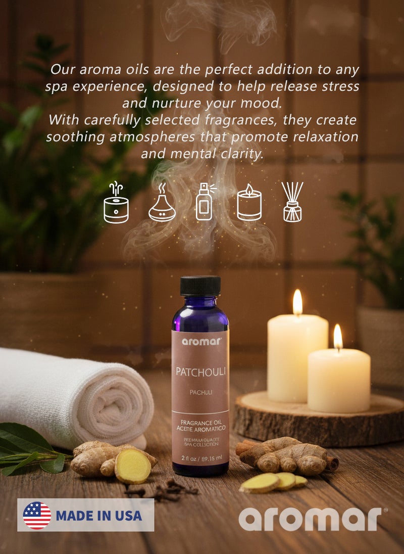 Aromar Spa Aromatic Oil  Patchouli Fragrance, 59.15ml - Image 4