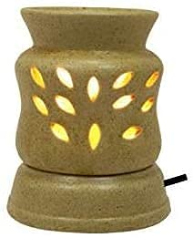 homedecor anurudh homedecor bharti Electric Aroma Oil in Lavender and Lemongrass Fragrance Diffuser Electric Ancient Matki Diffuser with Bulb White with 10grams Lavender Aroma Oil  - Image 2