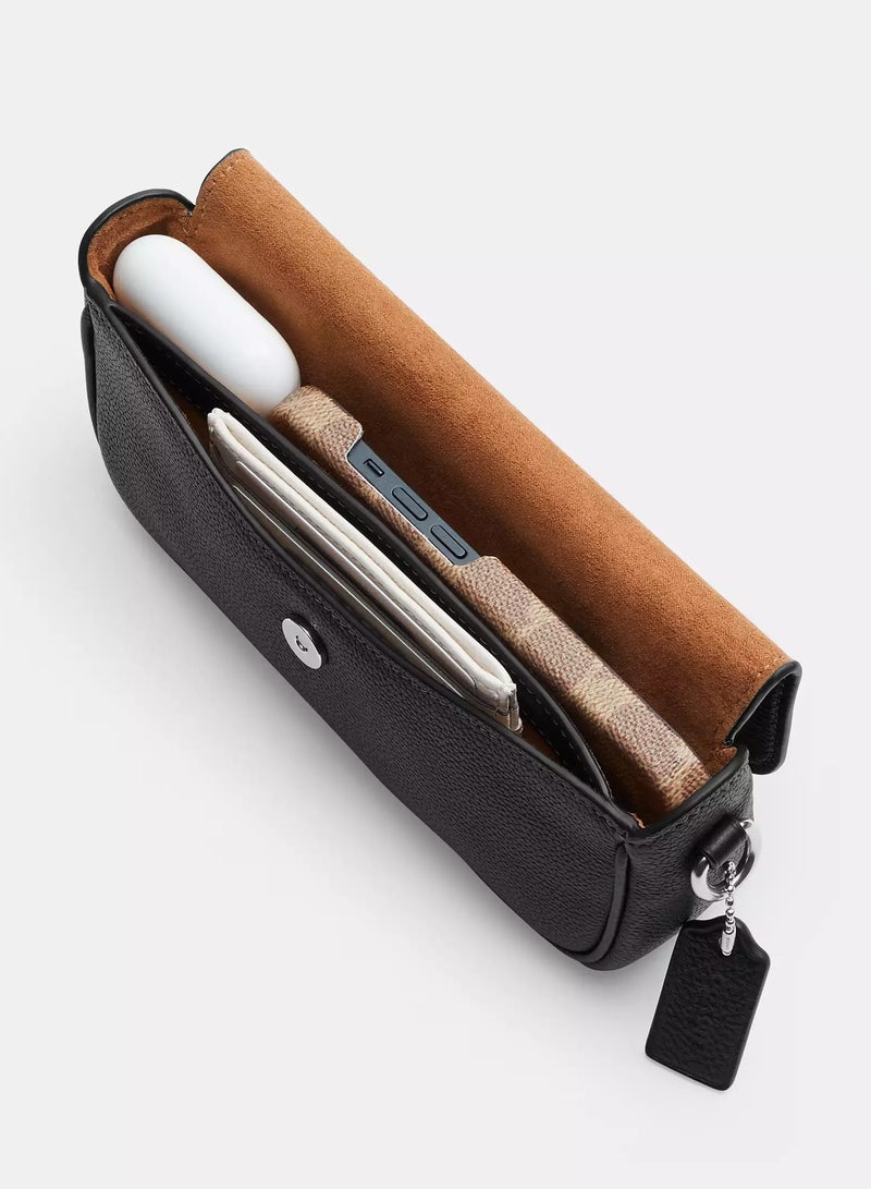 coachoutlet Coach Hailey Flap Bag, Women's Shoulder Bag, Women's Cross Body Bag, Women's Travel Bag, Women's Hand Bag-21cm-Beige - Image 3