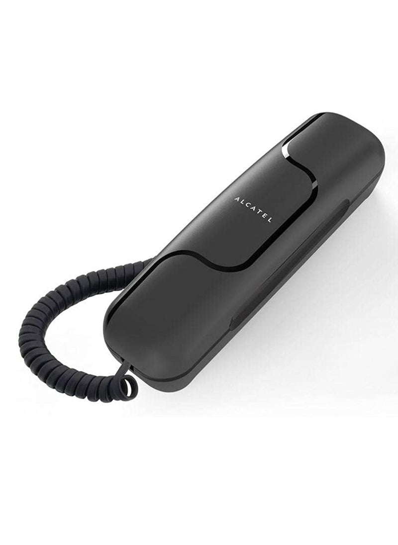 Alcatel Black Telephone T02 With cable Wall mounting - black T02 