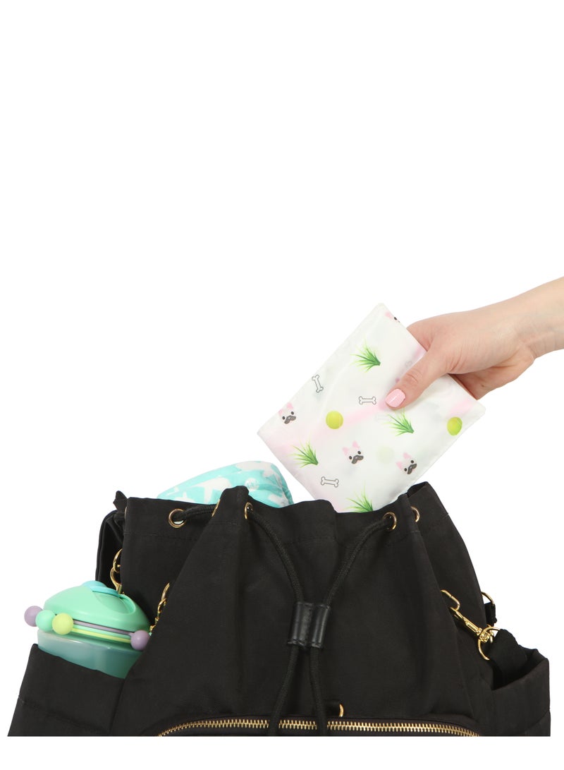 melii Pack Of 2 Baby And Toddler Fold Up Bib With Scoop - Image 4