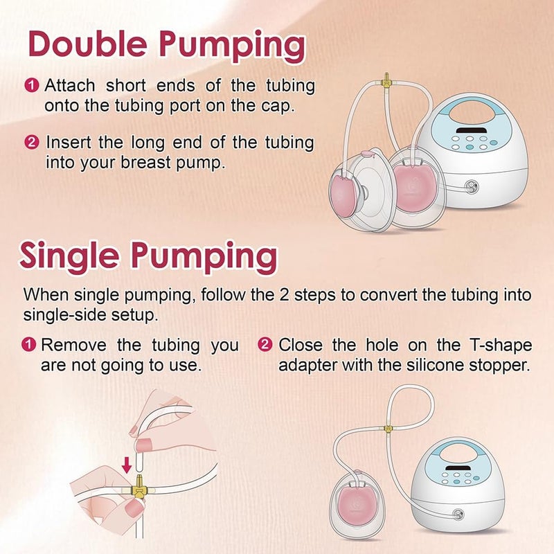 نينس سابلاي Nenesupply Tubing Set for Handsfree Wearable Collection Cups. Work with Nenesupply Handsfree Wearable Collection Cups Only. - Image 4
