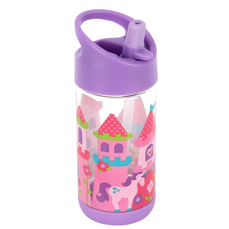 Stephen Joseph, Kids Flip Top Water Bottle, 10 oz Tritan BPA Free, Water Bottle for Girls & Boys, Back to School Flip Top Bottle, Princess - Image 1