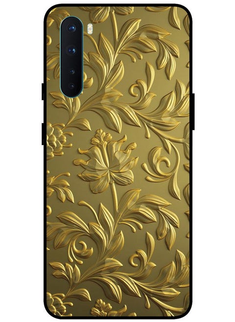 Protective Case Cover For OnePlus Nord Smart Series Printed Protective Case Cover for OnePlus Nord Gold Petal