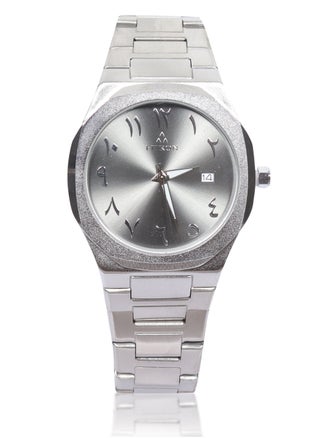 Men's Silver Wrist Watch with Grey Dial, Arabic Numbers and Date - pzsku/Z761A9F4FFDD06A15BDFDZ/45/1742946445/4d9ac350-80af-42c0-a9a3-18ad8aadfcd5