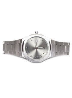 Fitron Men's Silver Wrist Watch with Grey Dial, Arabic Numbers and Date  - Image 2