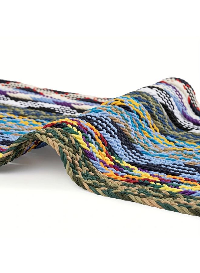 Black Braided Belt for Men Woman Casual Waist Outdoor Travel Hiking - Image 3