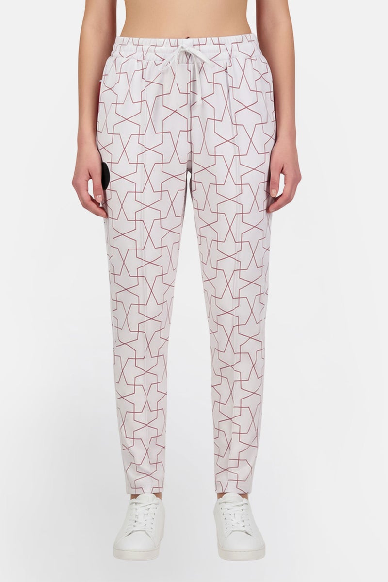 Adidas سروال رياضي خارجي للنساء بمقاسات كبيرة، متعدد الألوان - Image 1