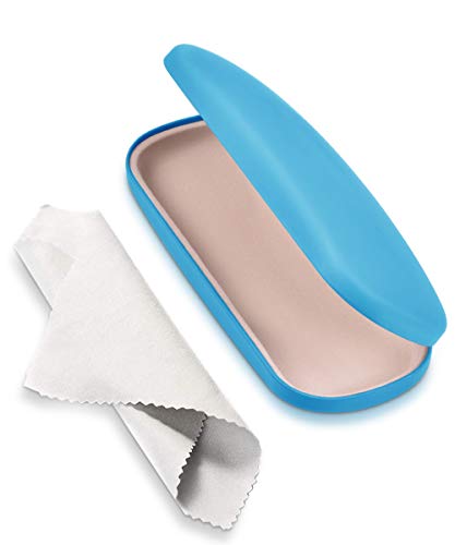 RayLove Unisex Hard Shell Eyeglasses Cases, Protective Case For Glasses(Sky Blue) - Image 5
