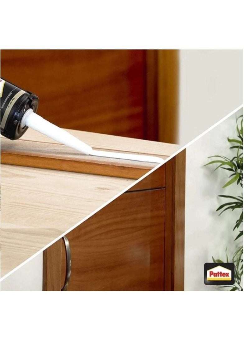 Pattex PL150 Solvent Technology Construction Adhesive, Beige, for interior and exterior use, superior bonding strength and high resistance, German technology, instant setting, large pack for professional use. - Image 3