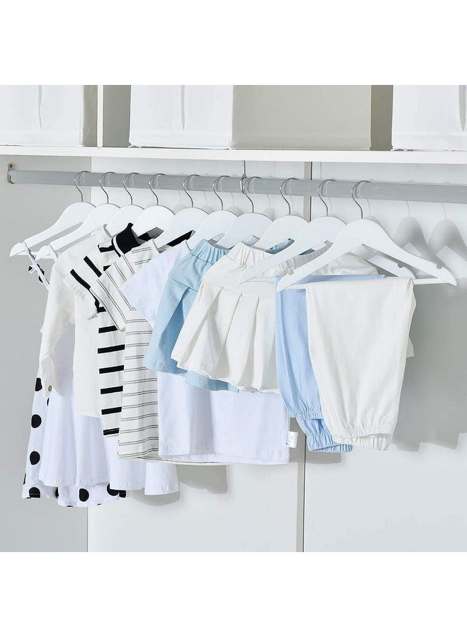 Evolluxi Lotus Wooden Hangers, Solid Wood Shirt Hangers, Dress Coat Jacket Clothes Hangers, With Extra Smooth Finish, 360 Degree Swivel Hook (Retro) (White, 60), 1 Count - Image 5