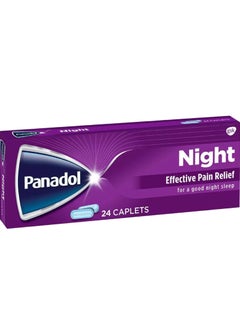 Panadol Night 24 Caplets Effective Pain Relief 