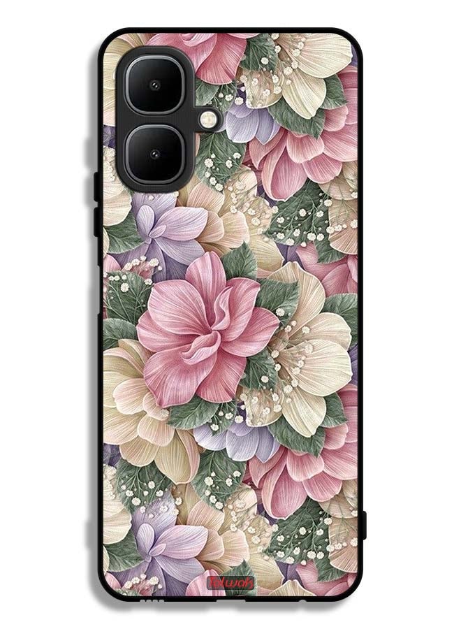 Tolwak Tecno Pop 10 Protective Case Cover Hd Floral