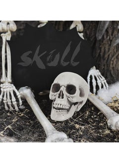 AUTOYSUR Festival Decoration Skull Skeleton Skull Head Realistic Looking Fake Skull Decor for Home Table Party Bar Decor Props Plastic (1pc)  - Image 4