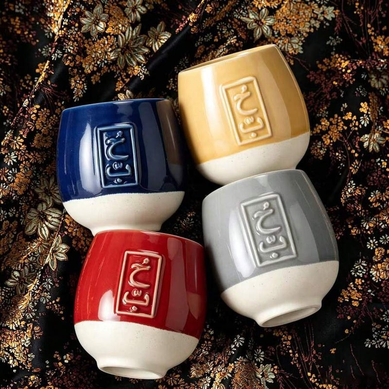 MiddleEastern Ramadan Arabic Blessings EmbossedCoffee Mug Tea Cups Ramadan Creative Gift,Sultable For Serving Espresso, Desert Theme Gift, ldeal For Saudl National Day Gifts, Also Sultable ForFamily Gatherings Afternoon Tea And Office - Image 1