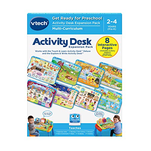 VTech Touch and Learn Activity Desk Deluxe Expansion Pack - Get Ready for Preschool - Image 1