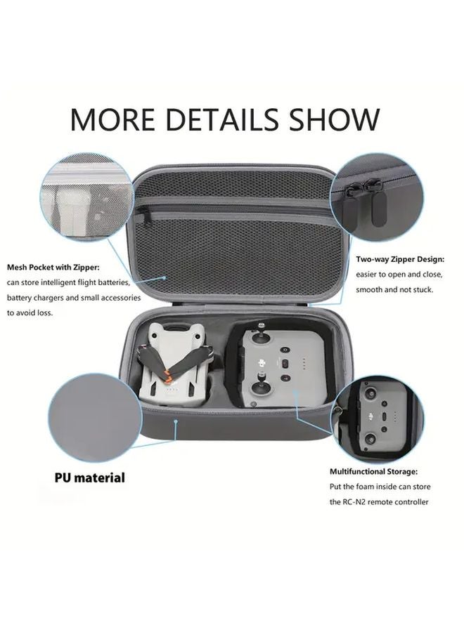 DJI Mini 4 Pro Hard Shell Case Black Compatible with Mini 3 3 Pro Drone RC 2 RC N2 - Image 4