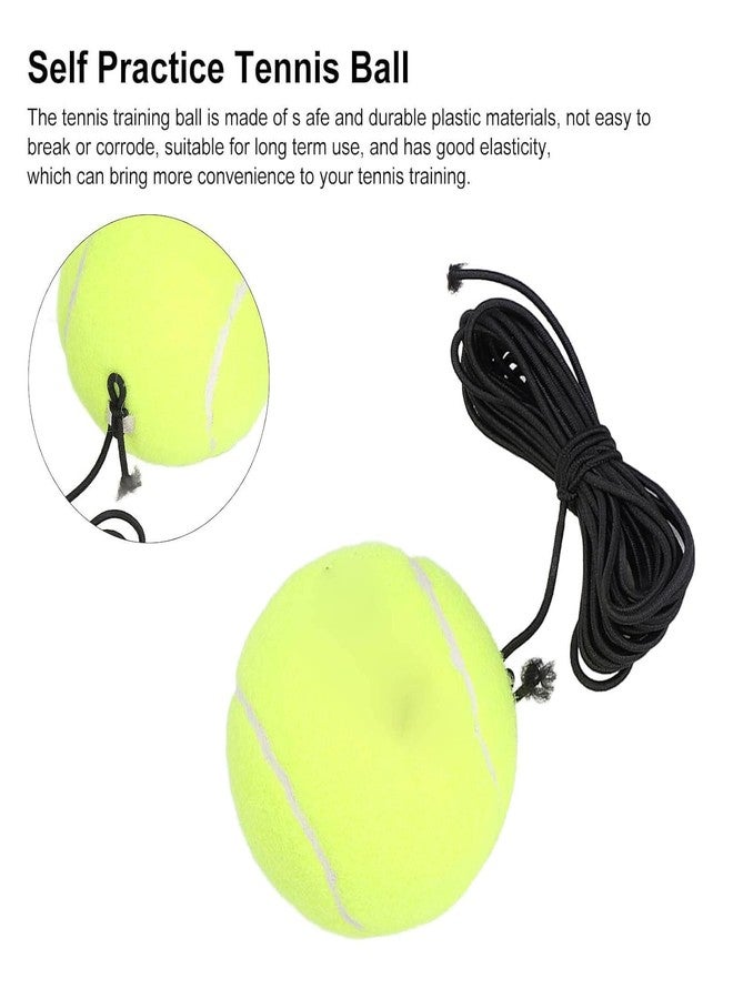 ODMART Tennis Rebound Trainer with Elastic Rope | Solo Practice Training Equipment for Beginners, Kids & Adults Pack of 1 - Image 4