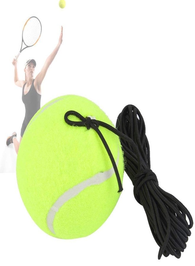 ODMART Tennis Rebound Trainer with Elastic Rope | Solo Practice Training Equipment for Beginners, Kids & Adults Pack of 1 - Image 2