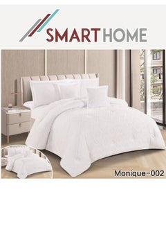 SMART HOME Comforter Set for One Person Two-Sided Mattress Consisting of 4 Piece Comforter 4 Piece 100% Microfiber Comforter size 170x230 cm  - Image 1