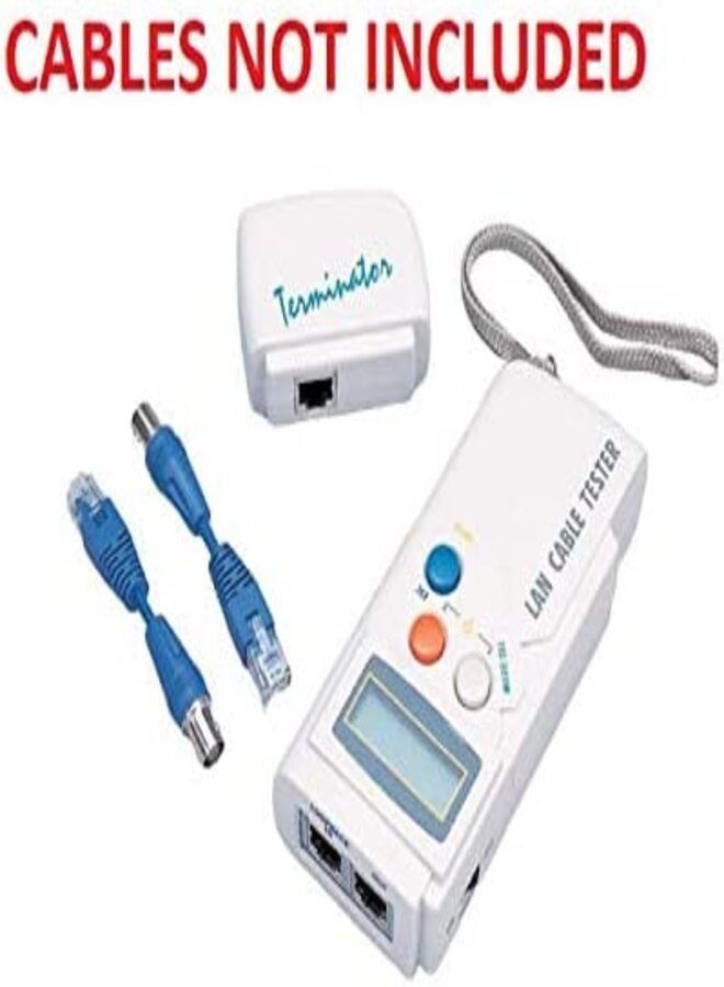 Digital display LAN Cable Tester LCT 300 400BK Free mini wire stripper yellow - Image 2