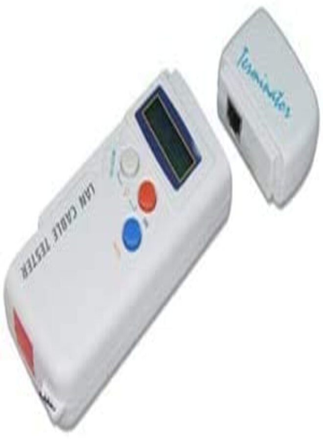 Digital display LAN Cable Tester LCT 300 400BK Free mini wire stripper yellow - Image 3
