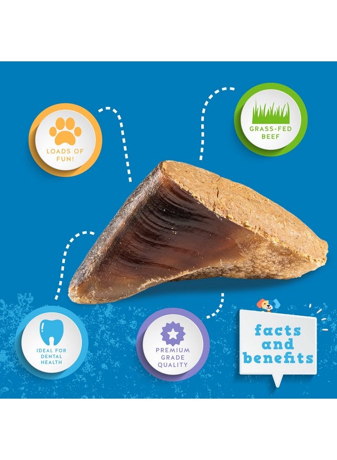 Jack&Pup Filled Cow Hooves For Dogs; Stuffed Dog Chew Hoofs (5 Pack) Cow Hoofs For Dogs. Natural Dog Chews, Filled Dog Bones (Peanut Butter Flavor) - Image 3