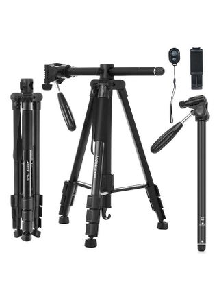 Andoer TTT-009 168CM/66.14Inch Portable Photography Tripod Monopod Camera Horizontal Tripod Stand Aluminum Alloy 360° Rotatable 5kg/11lbs Load Capacity - pzsku/Z761B7008FE7BE57C2A8AZ/45/_/1691117063/4ad31117-6024-463a-92c3-28b7a048e975