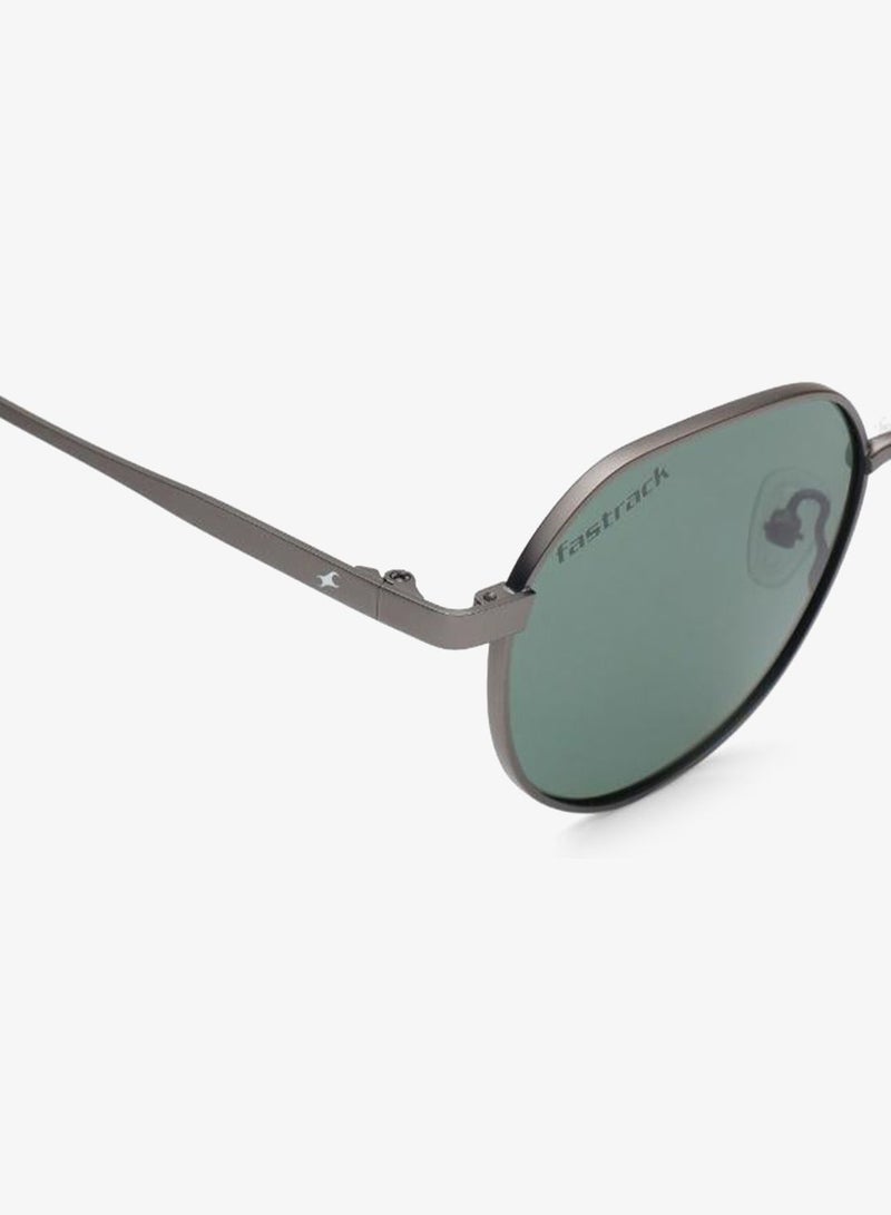 fastrack Polarized Sunglasses Gunmetal Frame Green Mirror Lens 50mm  - M8039GR1PV - Image 5
