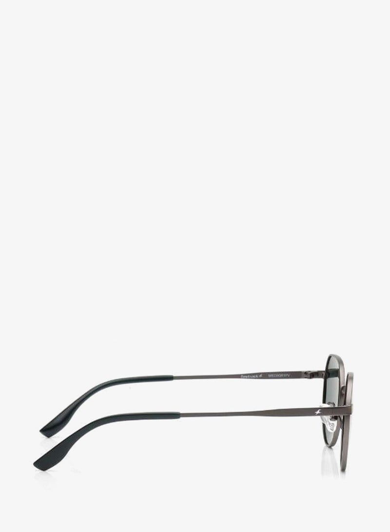fastrack Polarized Sunglasses Gunmetal Frame Green Mirror Lens 50mm  - M8039GR1PV - Image 3