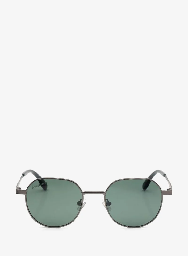 fastrack Polarized Sunglasses Gunmetal Frame Green Mirror Lens 50mm  - M8039GR1PV