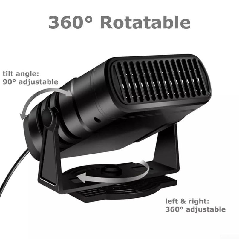 Solar Air Heater 20W Black 12V Solar Powered Heater - Cord-Free Convection Heating for Greenhouses and Outdoor Pet Shelters - Image 5
