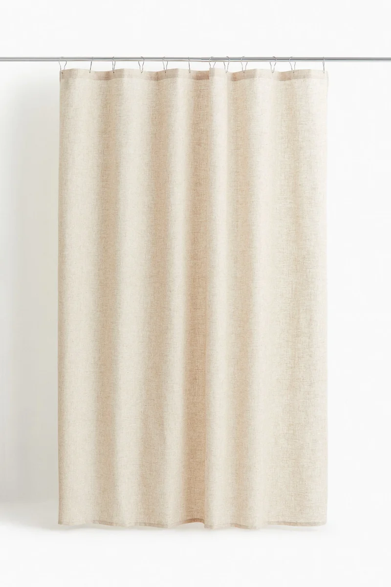 اتش اند ام Linen-blend shower curtain