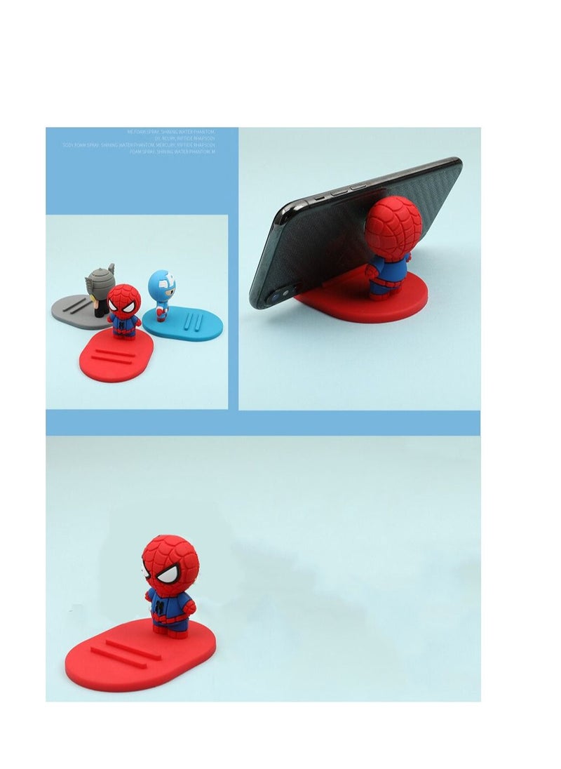 Miniso Cute Cartoon Spierman Universal Desktop Table Mobile Phone Holder Stand for iPhone Samsung Xiaomi Huawei  - Image 3