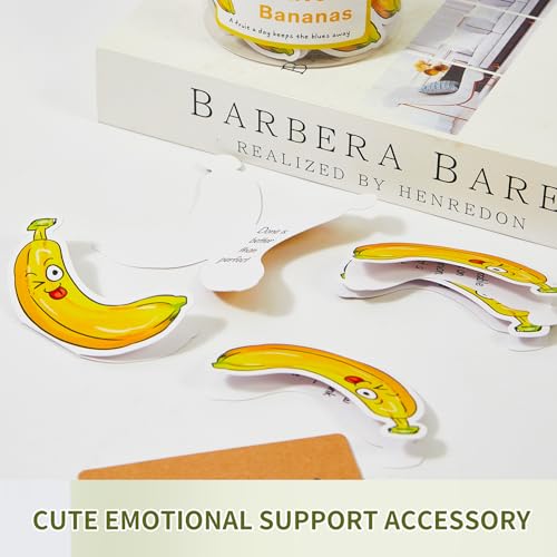 RDJNVGU 60 Positive Pickle Cards Jar, Positive Affirmation Cards for Women, Graduation Gift for Teens, Mothers Day Gifts for Mom, Birthday Gifts for Women Men Teens Teachers Friends, Non-repetitive (Banana) - Image 5