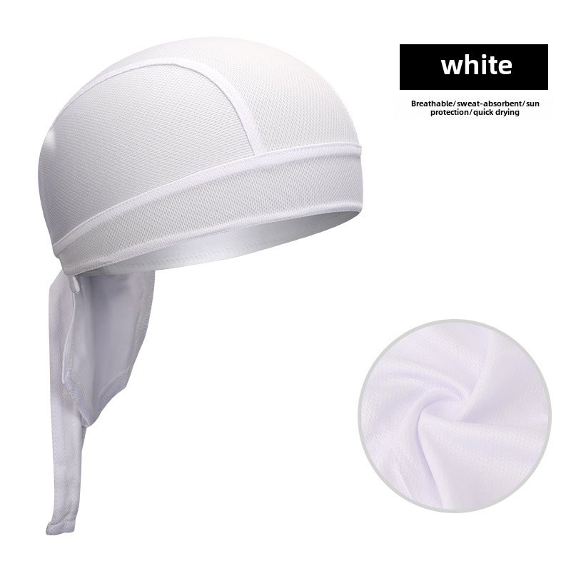 Generic XINTOWN Quick-Dry Cycling Cap Pirate Bandana Helmet Liner White 
